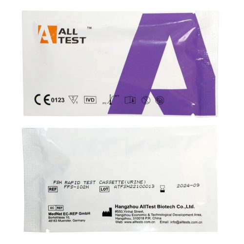 AllTest FSH kazettás gyorsteszt (5 db, 25 mIU/ml)