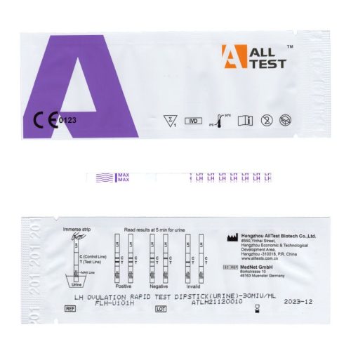 AllTest normál érzékenységű ovulációs teszt (50 db, 30 mIU/ml)