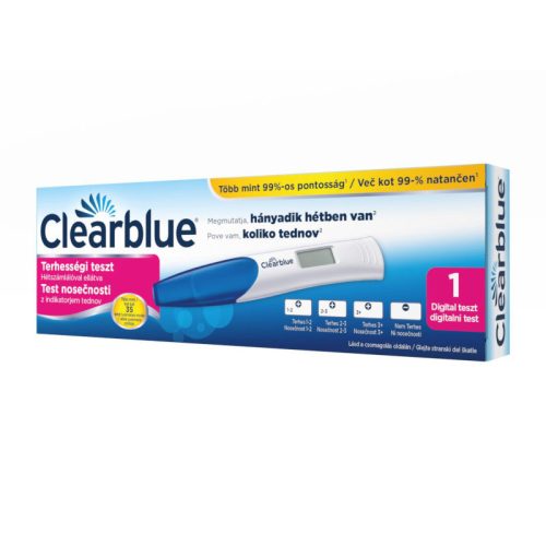 Clearblue terhességi teszt hétszámlálóval (1db, 25mIU/ml)