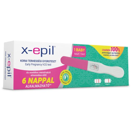 X-Epil korai terhességi teszt (1db, 10mIU/ml)